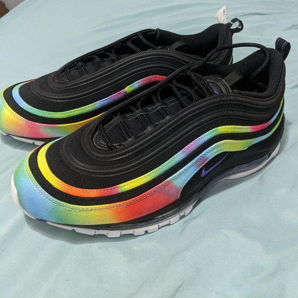 air max 97 tie dye black